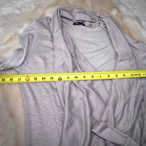 LINQ Los Angeles Open Front Cardigan Sweater Size Small - Picture 10 of 13